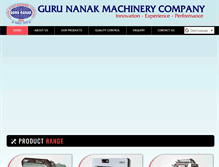 Tablet Screenshot of gurunanakmachinery.com